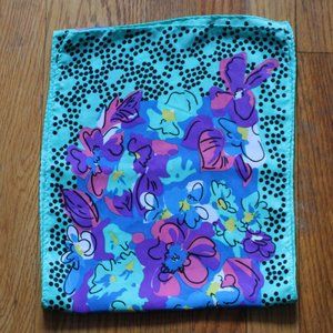 Vintage Unknown Brand Print Scarf